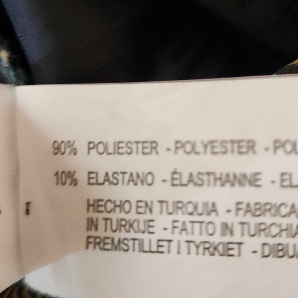 ZARA WOMEN'S PAISLEY PRINT CUFF HEM TROUSER SZ MEDIUM - Picture 7 of 7